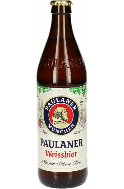 COLD Paulaner Weissbier Beer Bottle 500ml