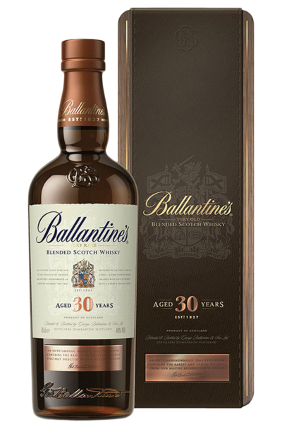 Ballantines 30 Year Bottle with box
