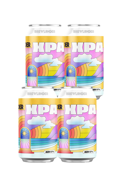 4 x Brewlander XPA Xtra Pale Ale Cans Pack 330ml