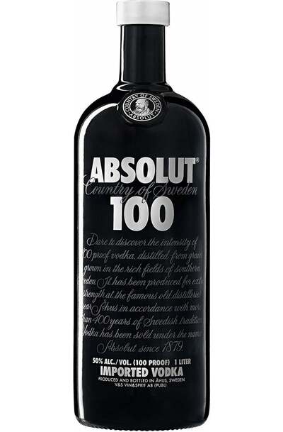 Absolut 100 1L Bottle