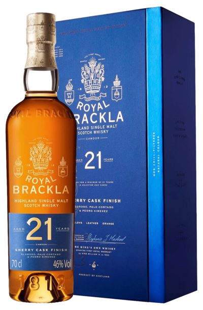 Royal Brackla 21 Year Old Single Malt 700ml Bottle with Gift Box