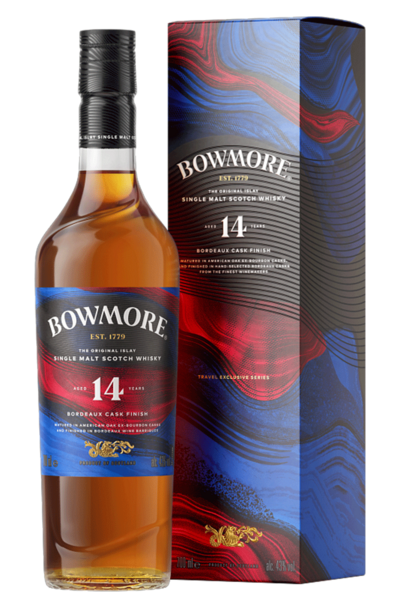 Bowmore 14 Year Old Bordeaux Wine Cask Finish 700ml Bottle with Gift Box
