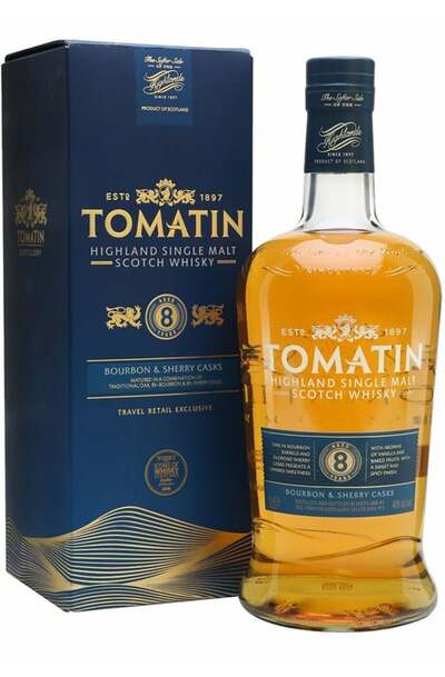 Tomatin 8 Years 1000ml Bottle w/Gift Box 