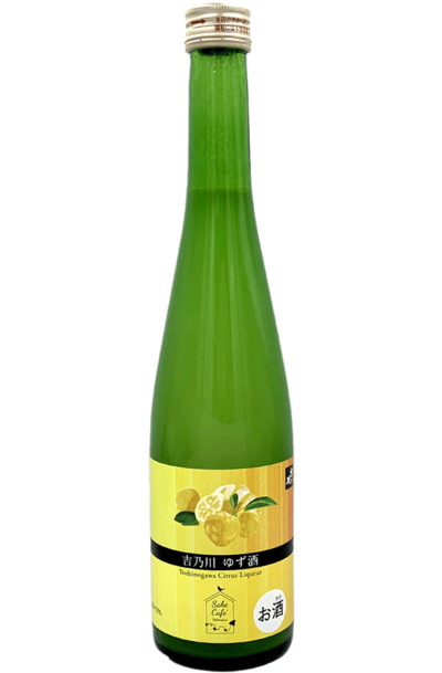 Yoshinogawa Sake Cafe Yuzu Liqueur 500ml Bottle