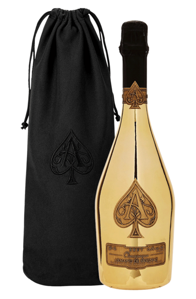 Armand de Brignac Brut Gold 750ml Bottle with Velvet Bag