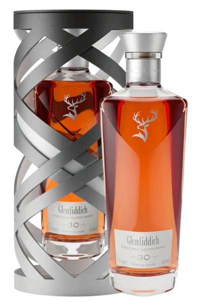 Glenfiddich 30 Years Old Single Malt 700ml Bottle with Gift Box 