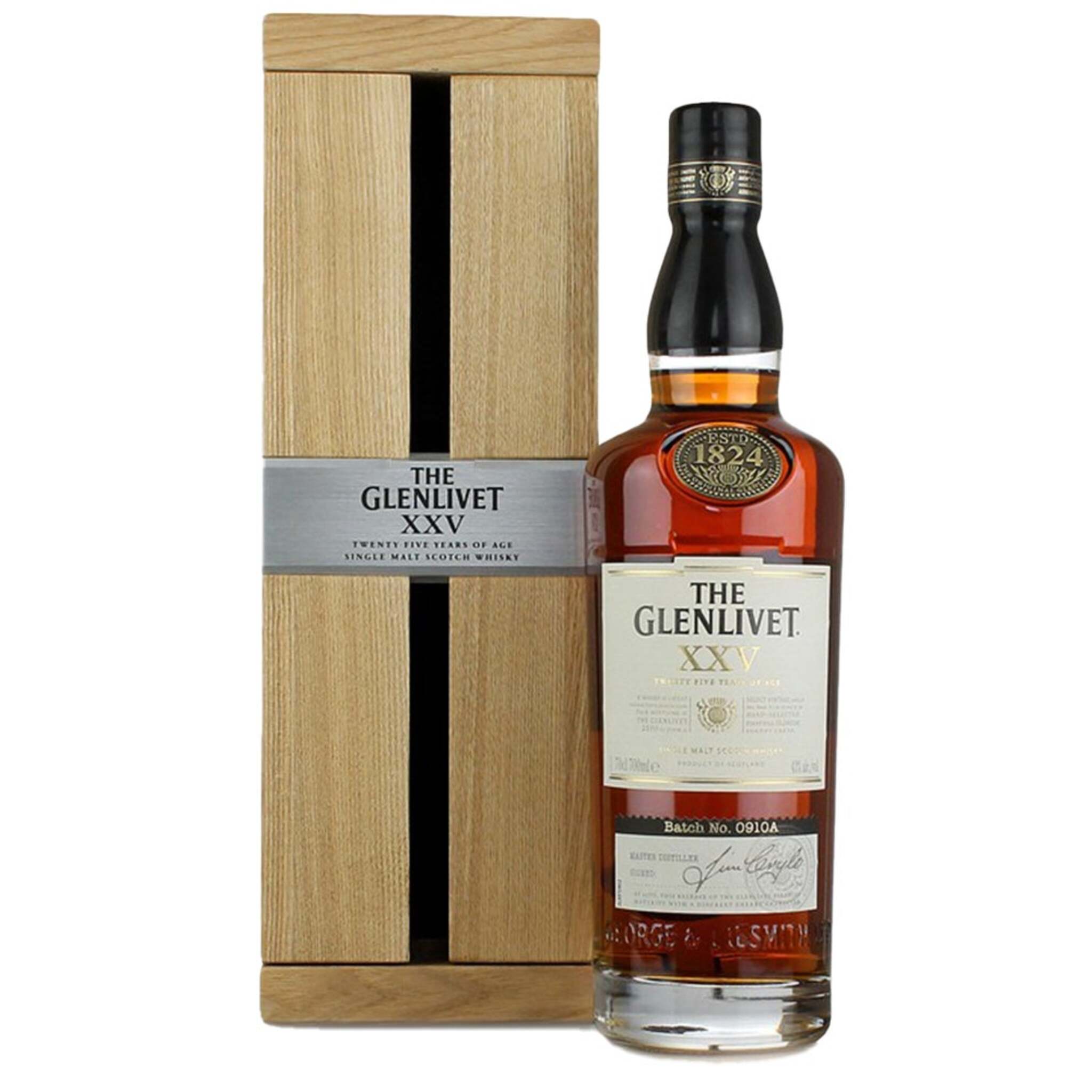 Buy Glenlivet 25 Years XXV Single Malt 700ml w/Gift Box at the
