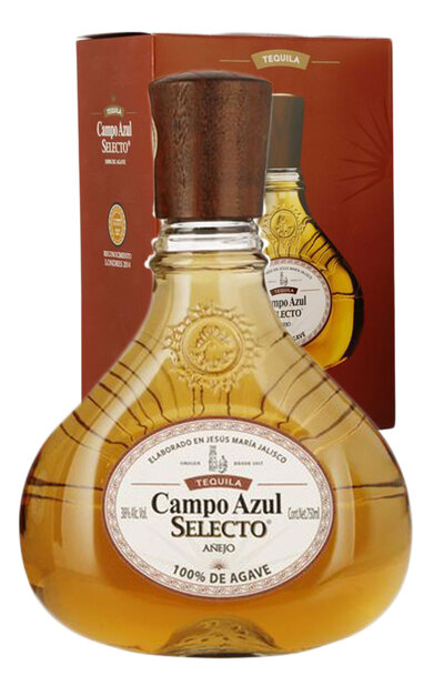 Campo Azul Tequila Selecto Anejo 750ml Bottle with Gift Box 