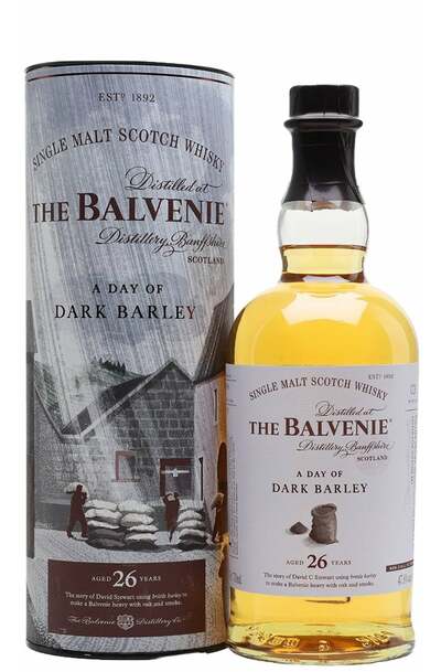 Balvenie 26 Years A Day of Dark Barley Single Malt 700ml Bottle w/Gift Box