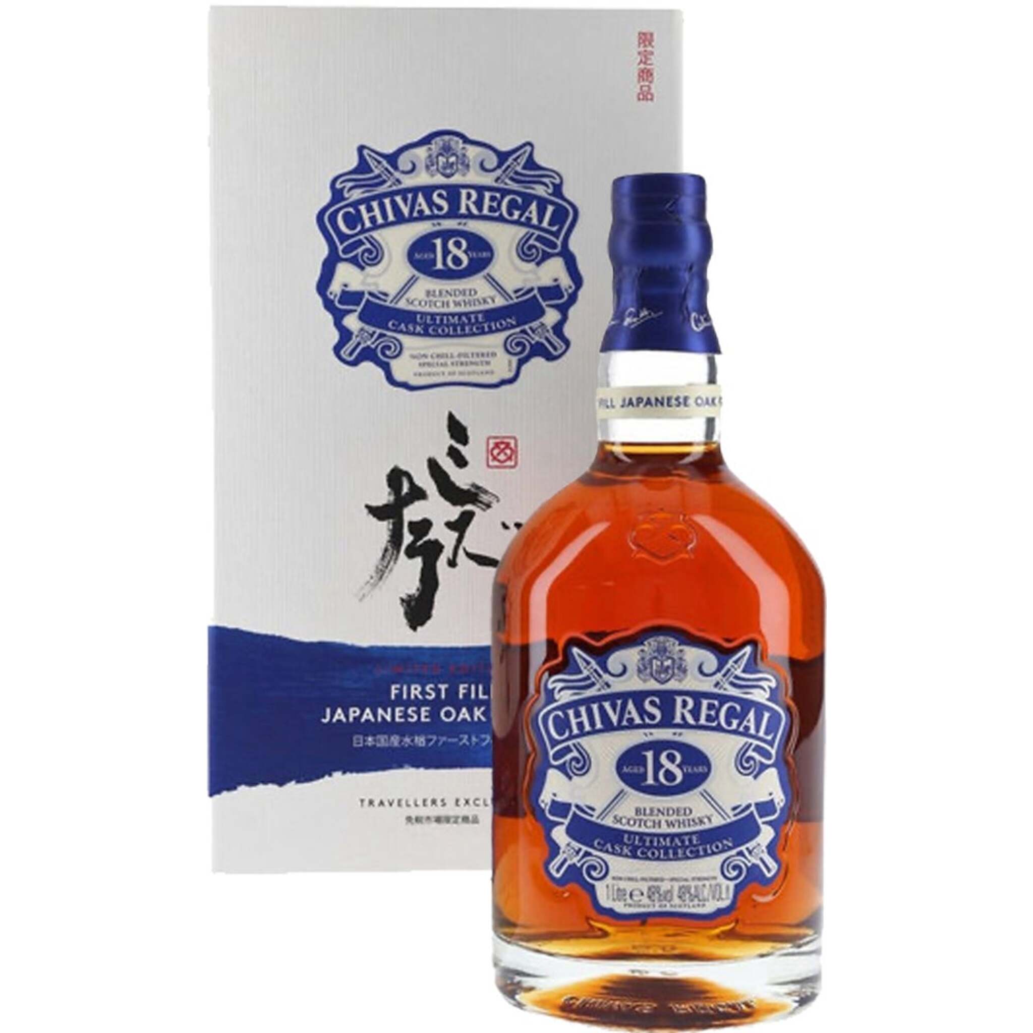 Buy Chivas Regal 18 Year Japanese Oak Whisky 1L w/ Gift Box at the