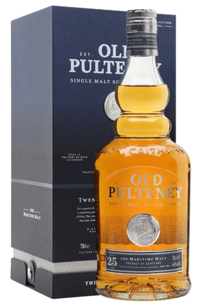 Old Pulteney 25 Years Single Malt 700ml w/Gift Box
