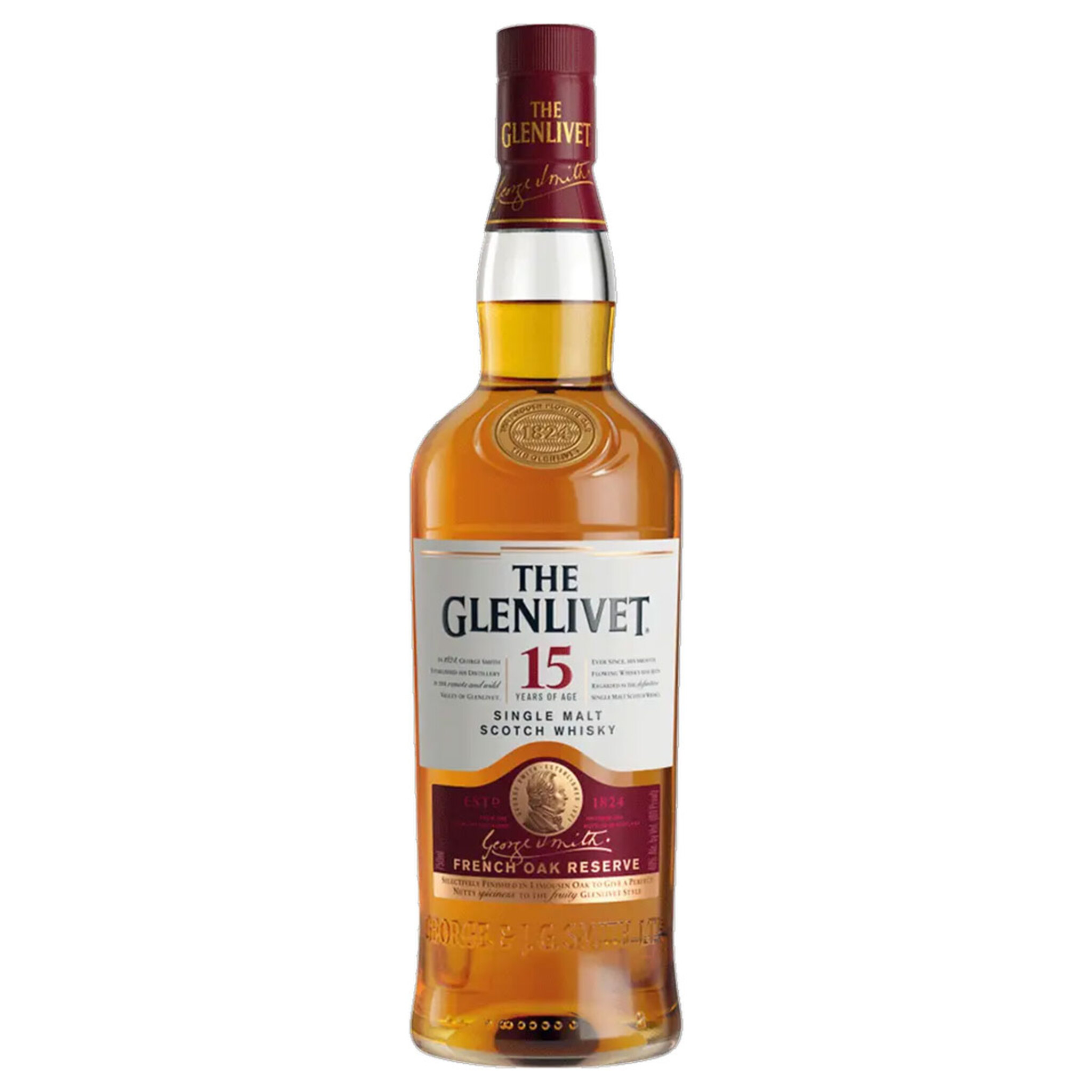 Buy Glenlivet 15 Year French Oak Reserve Single Malt 700ml at the