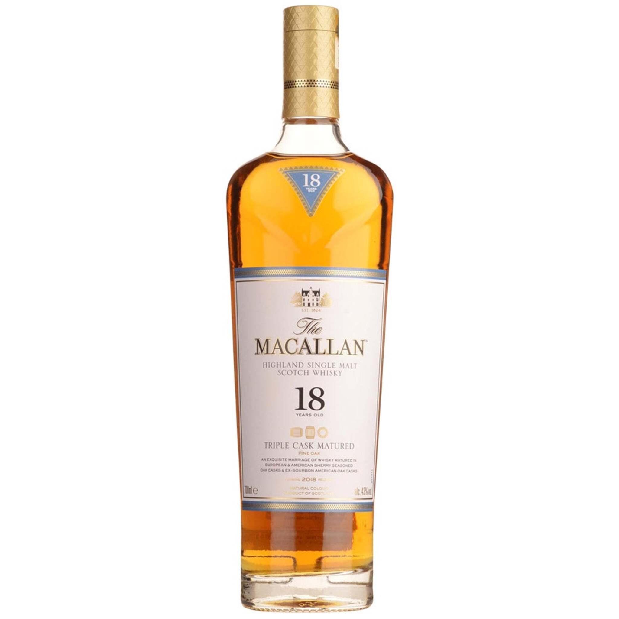 Buy Macallan 18 Year Triple Cask (Fine oak) Single Malt 700ml w