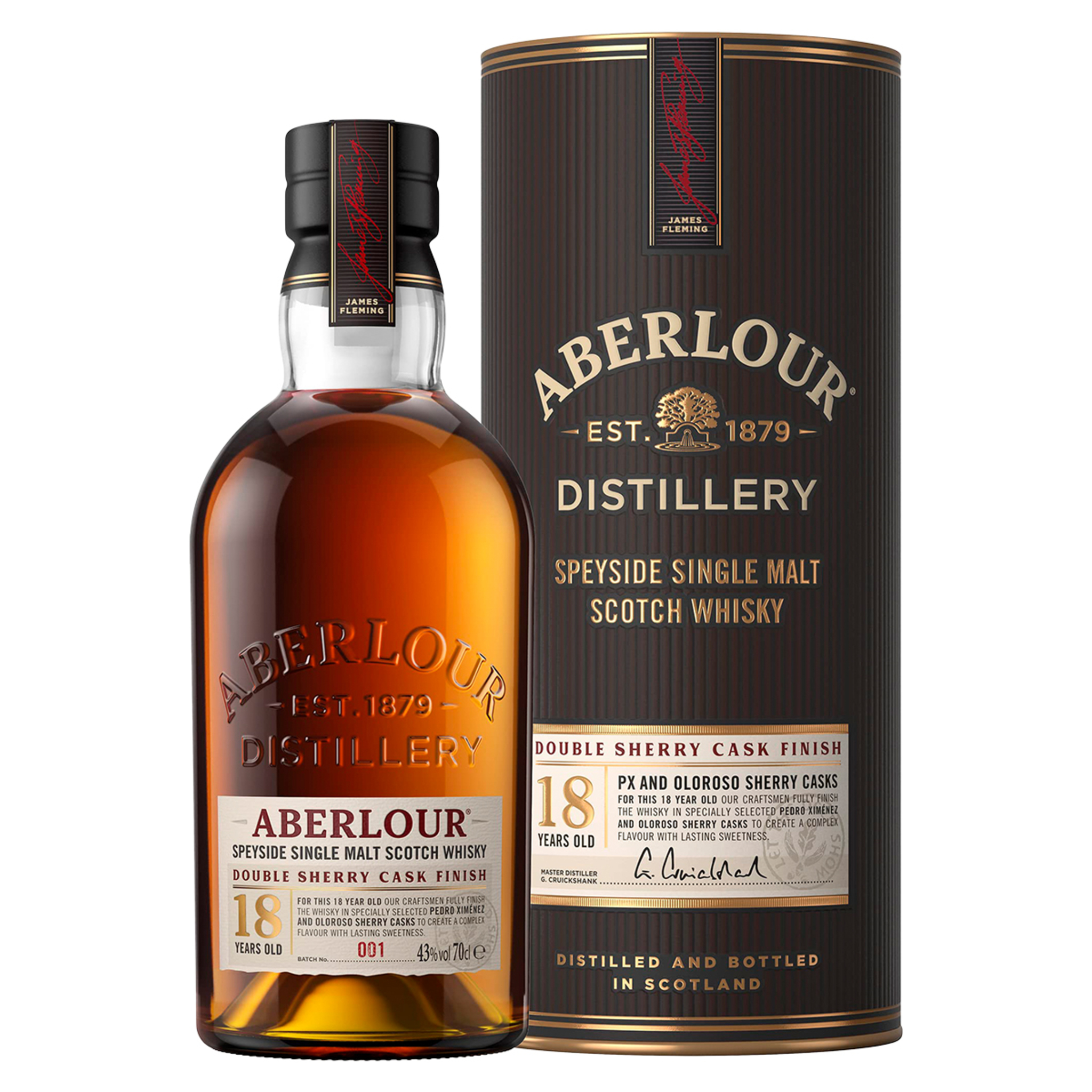 Buy Aberlour 18 Year Old Double Sherry Cask Finish 700ml w/Gift