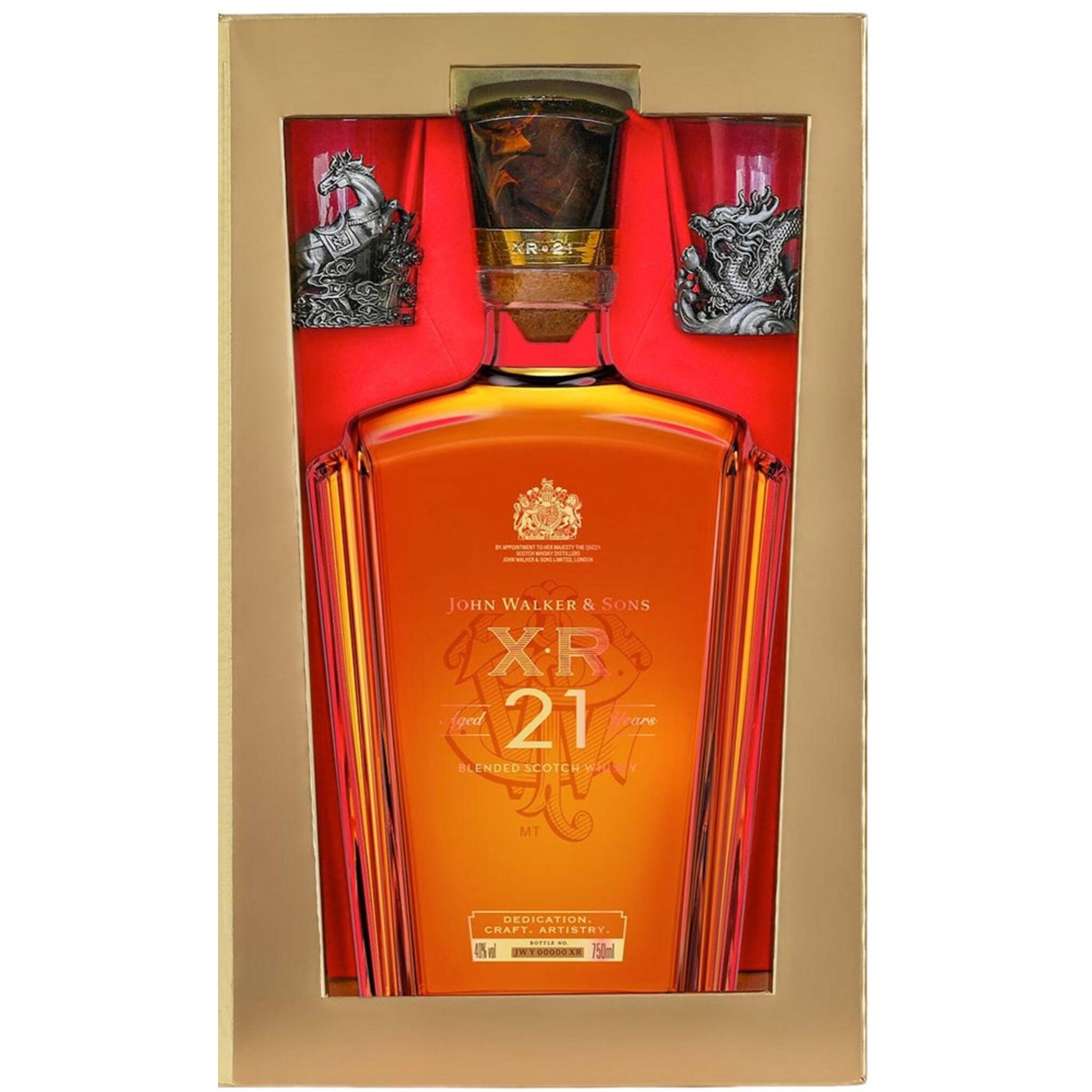Buy John Walker & Sons XR 21 year 750ml w/ 2 Glasses at the best