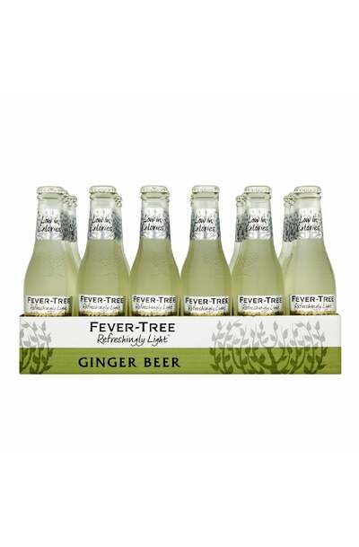 x 24 Fever-Tree Ginger Beer Bottle Case 200ml