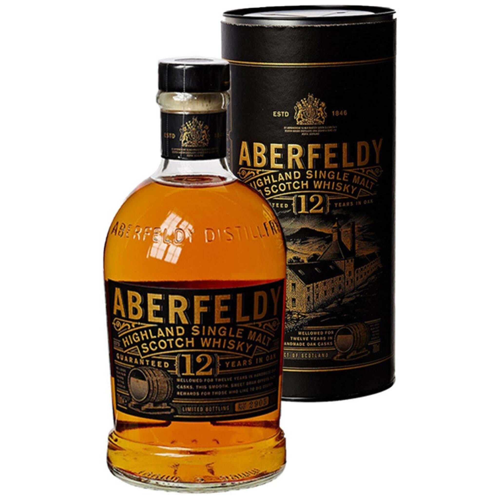 Buy Aberfeldy 12 Year Single Malt 750ml w/Gift Box at the best
