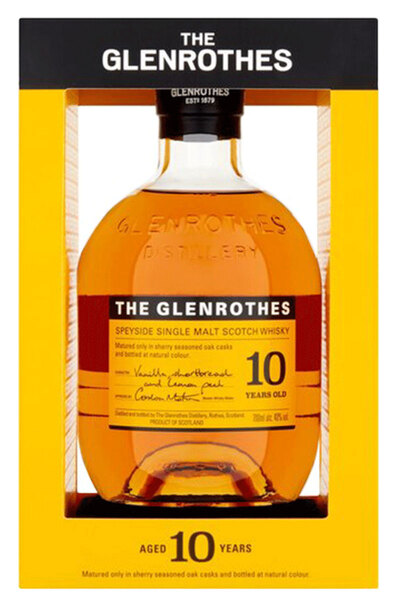 Glenrothes 10 Years Single Malt 700ml Bottle with Gift Box