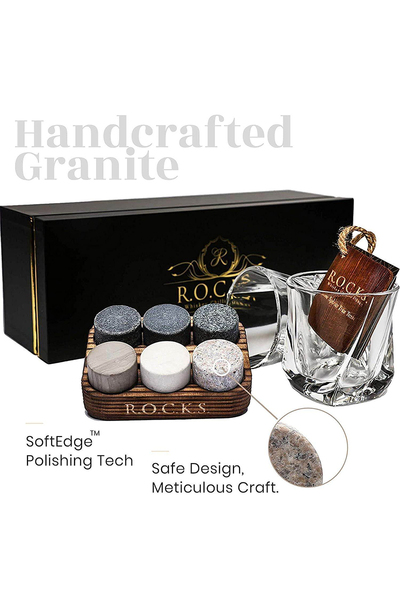ROCKS The Connoisseur's Set Twist Glass Edition Gift Set