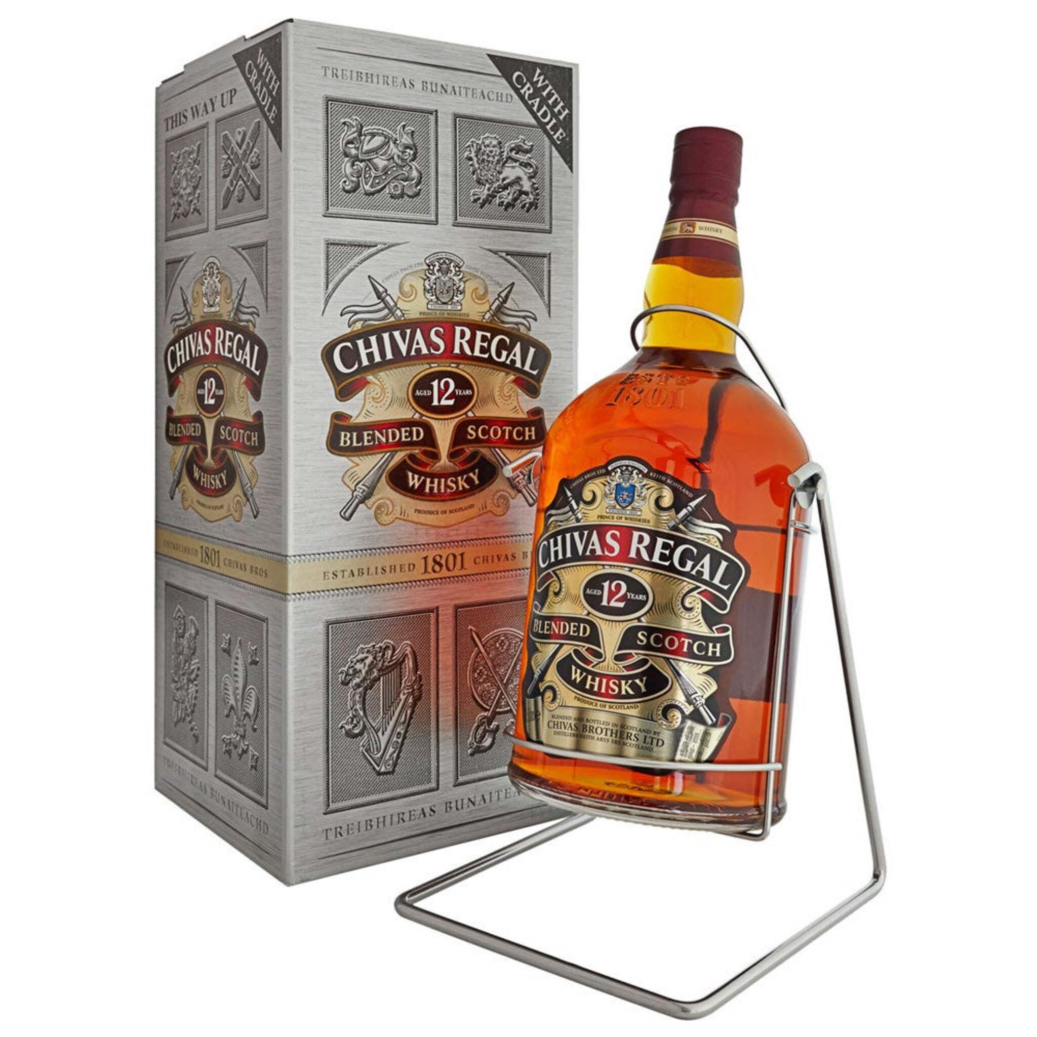 Buy Chivas Regal 12 Year 4.5L and Cradle w/Gift Box at the best