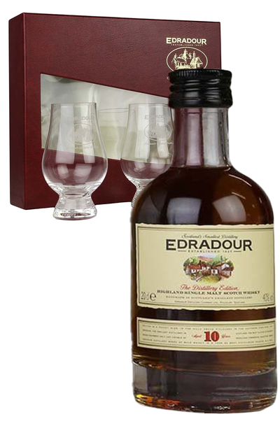 Edradour 10 Year 200ml Gift Pack with 2 Glasses