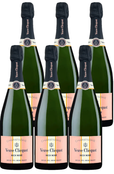 6 x Veuve Clicquot Rose 750ml