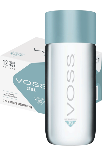12 x VOSS Still PET Bottle Case 250ml
