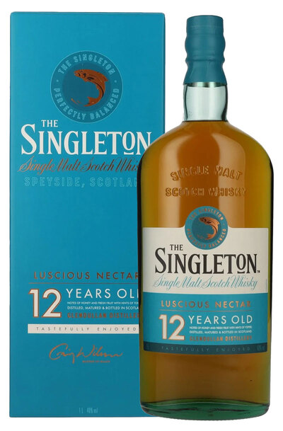 Singleton Of Glendullan 12 Year 1L Bottle with Gift Box