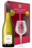 McGuigan The Shortlist Chardonnay 750ml Festive Gift Pack with Wine Glass