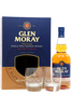 Glen Moray Chardonnay Cask 700ml Bottle Gift Pack with 2 Glasses