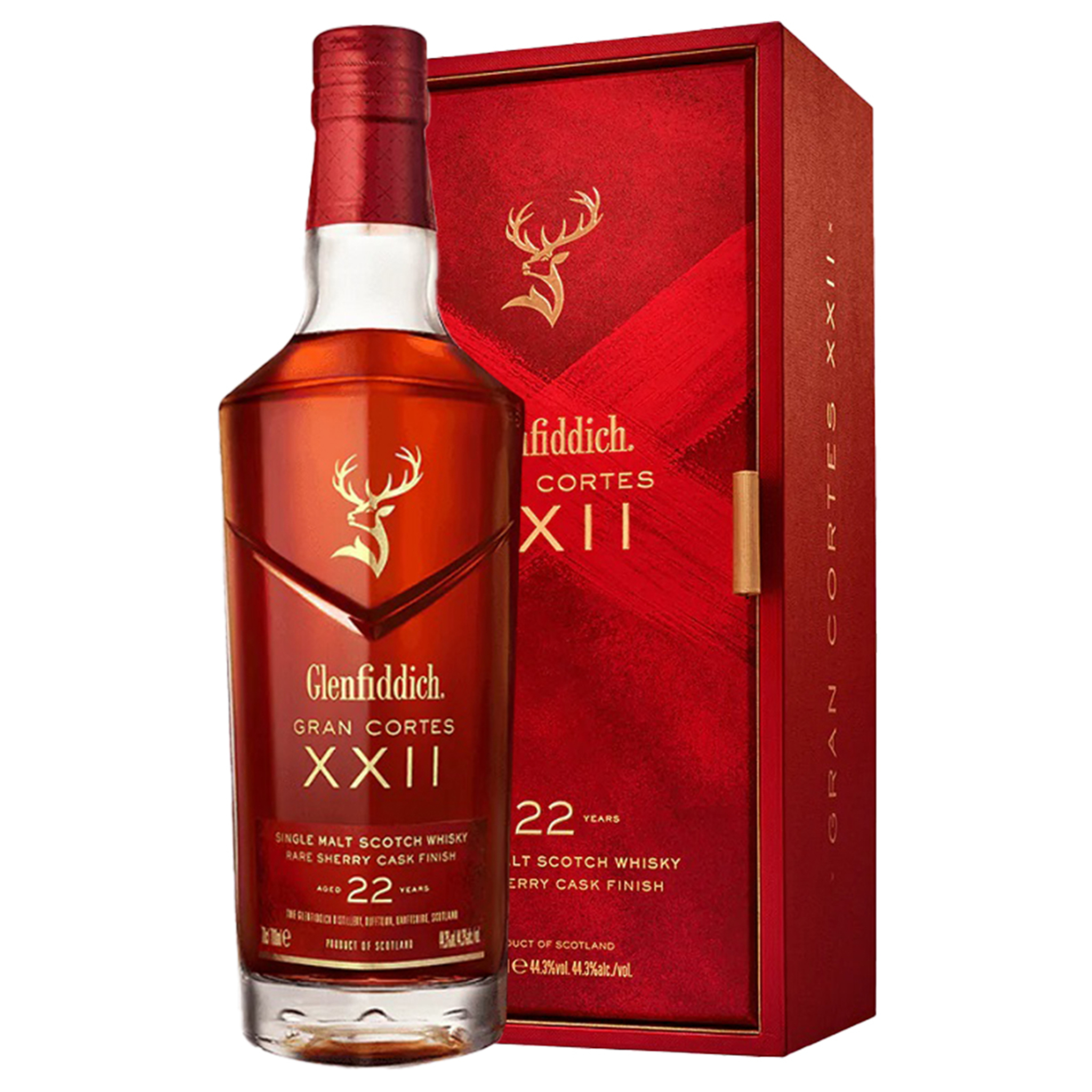 Buy Glenfiddich 22 Year Old Gran Cortes 700ml w/Gift Box at the