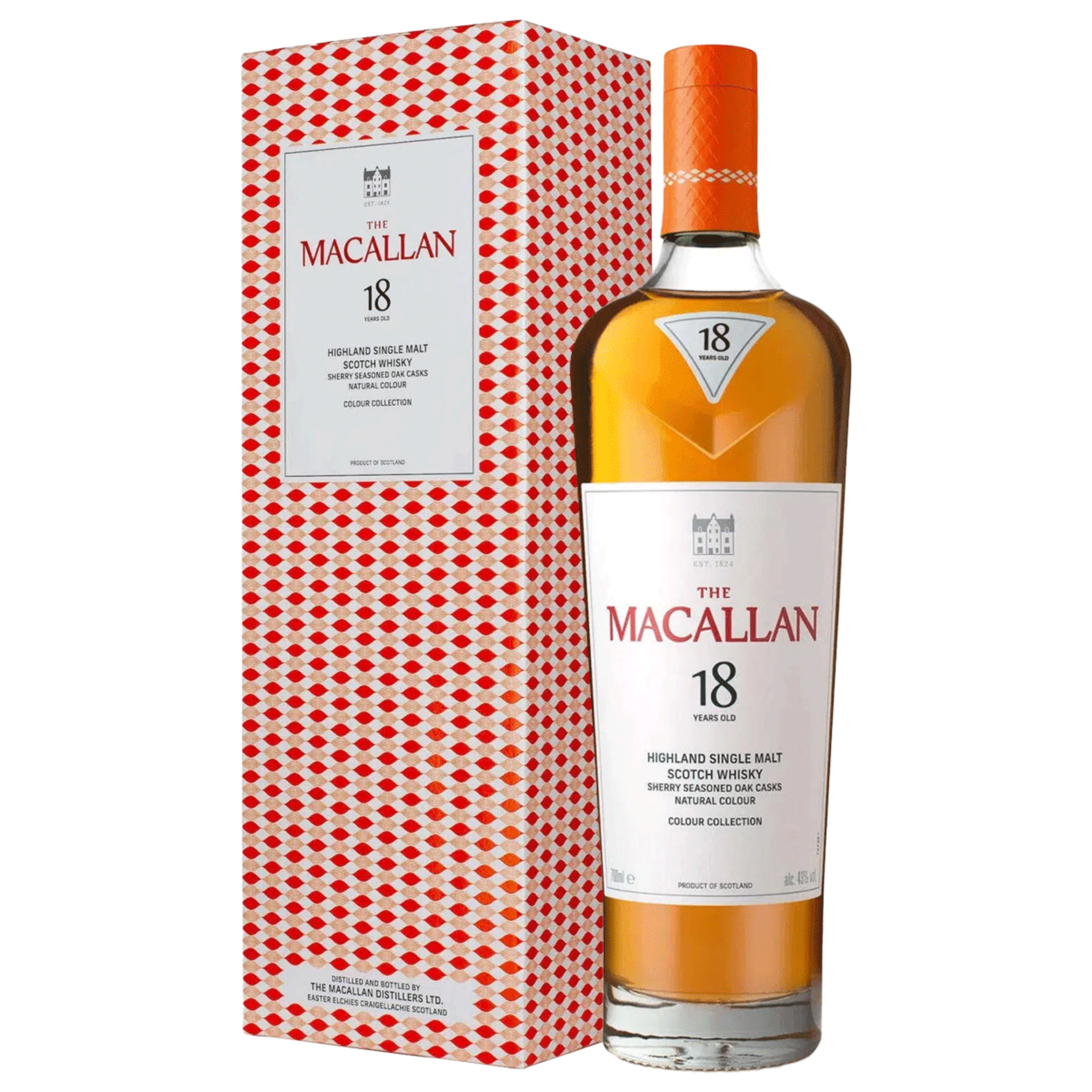 ウイスキー MACALLAN 18y Buy Macallan 18 Years Old Colour Collection 700ml w/Gift Box at