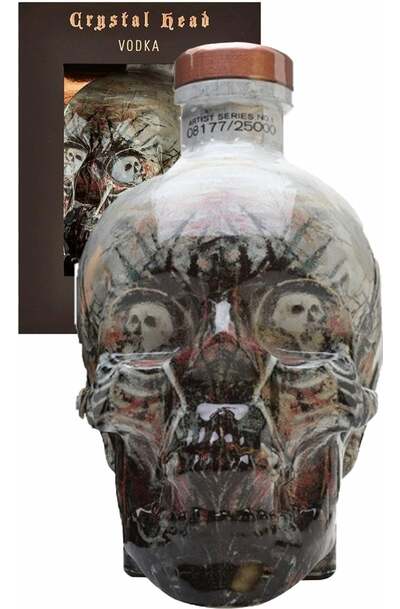crystal head john alexander vodka 700ml w gift box