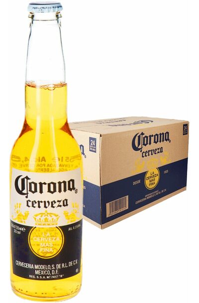 24 x Corona Extra Beer Bottle Case 355ml