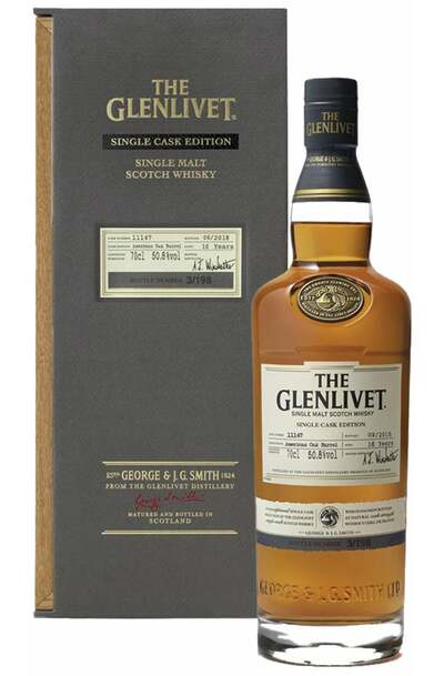 Glenlivet 14 Years Single Cask Edition 2018 American Oak 700ml Bottle w/Gift Box