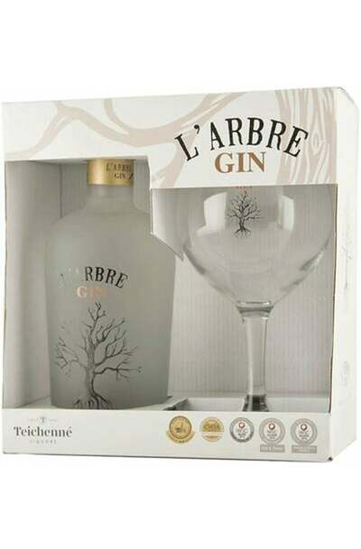 Larbre Gin 700ml Bottle Gift Pack w/ Glass