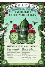 Hendricks Recipe Card