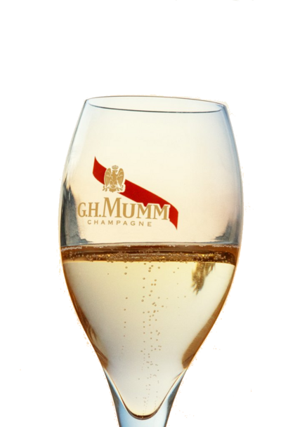 G.H. Mumm Glass Champagne Tulip 