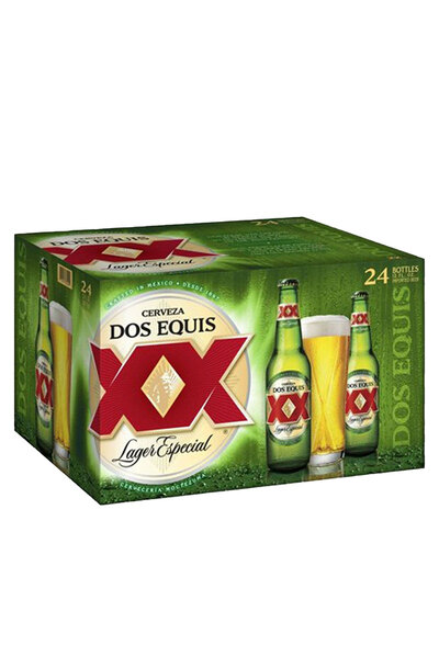 24 x Dos Equis XX Lager Especial Beer Bottle Case