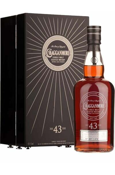 Cragganmore 43 Year 700ml Bottle w/Wooden Gift Box