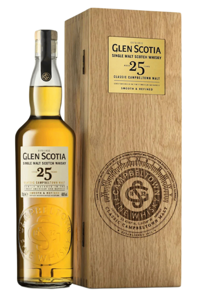 Glen Scotia 25 Years Single Malt 700ml Bottle with Gift Box