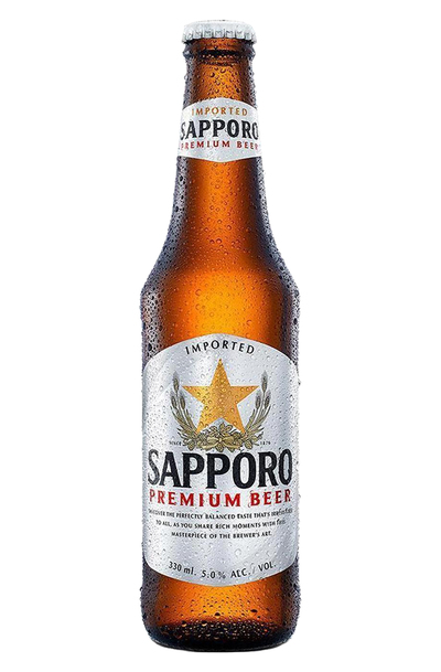 Sapporo Premium Beer Bottles 330ml