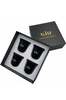 Double Wall Coffee Cup 4 Set - Black