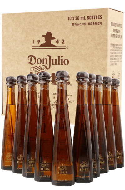 Don Julio 1942 Tequila Mini Party Box 50ml Bottle x 10