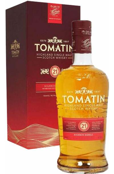 Tomatin 21 Year Old - Bourbon Barrel 700ml Bottle w/Gift Box