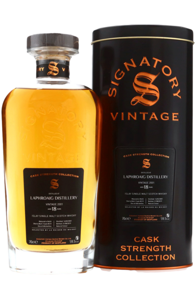 Laphroaig 18 Years The Little Big Book Signature Vintage 700ml Bottle with Gift Box