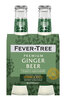 x 4 Fever-Tree Premium Ginger Beer Bottle Case 200ml