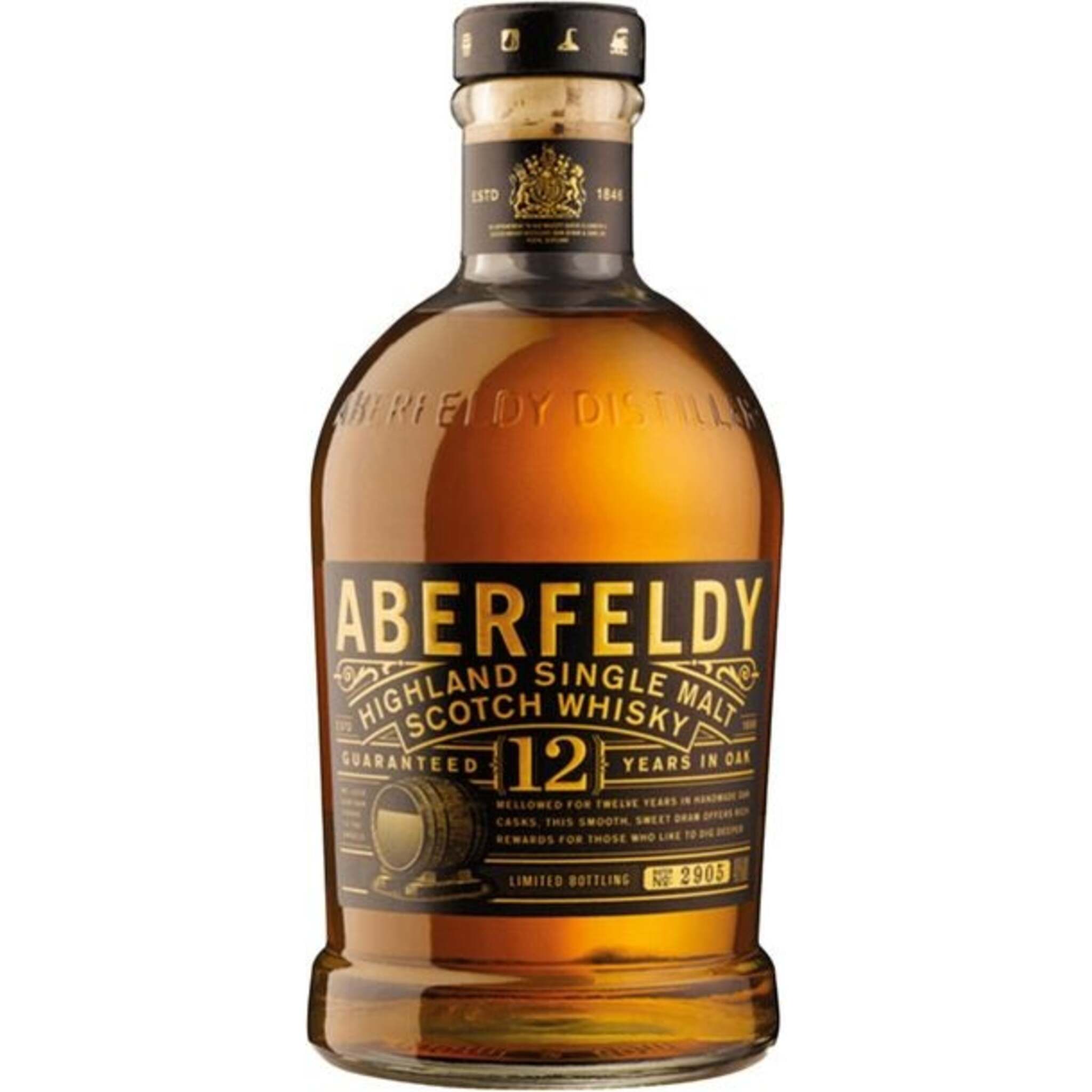 Buy Aberfeldy 12 Year Single Malt 750ml w/Gift Box at the best