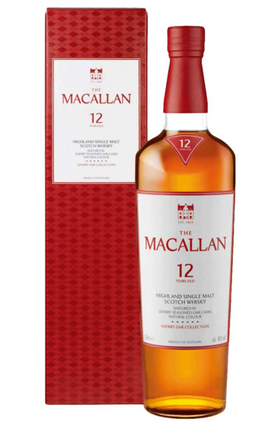 Macallan 12 Year Single Cask Sherry Oak 700ml Bottle with Gift Box