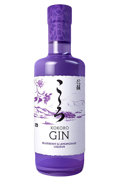 Kokoro Gin Blueberry & Lemongrass Liqueur 500ml Bottle